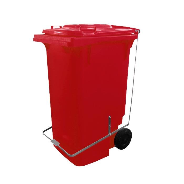 COLETOR 240L COM RODAS E PEDAL 